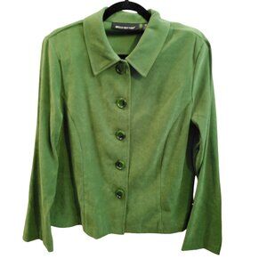 NWOT Briggs New York Peridot Blazer Size M